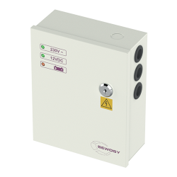SCHAKELENDE VOEDING 12V DC 3 A - MET UITGANGSRELAIS