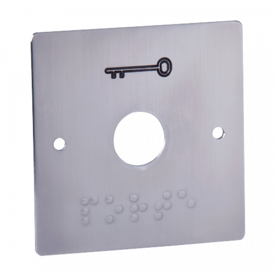 STAINLESS STEEL PLATE FOR PB19 WITH BRAILLE MARKING PLATE