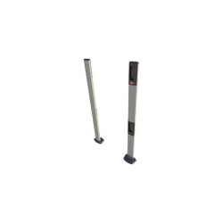 2 ALUMINIUM PAALTJES THEA/ DESME 1038mm DUBBEL 2 ALUMINIUM PAALTJES THEA/ DESME 1038mm DUBBEL
