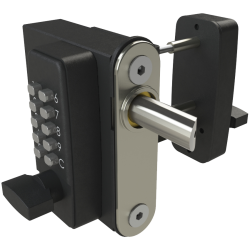 DGLW L - Dubbelzijdig Codeslot voor houten poorten DGLW L - Dubbelzijdig Codeslot voor houten poorten