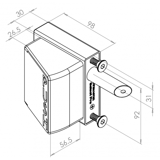 GATEMASTER AANSCHROEFBARE SNELLE UITGANG - LINKS - 10-30 MM POORTKADER GATEMASTER AANSCHROEFBARE SNELLE UITGANG - LINKS - 10-30 MM POORTKADER