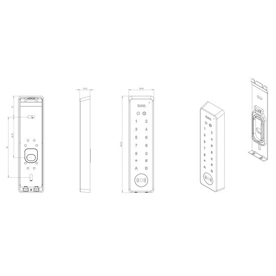ILOQ S5 RFID-WANDLEZER MET PINCODE TABLEAU (SMAL) ILOQ S5 RFID-WANDLEZER MET PINCODE TABLEAU (SMAL)