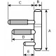 HPL14755043-1 / PAUMELLE ST/PB 14MM HOUT