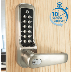 HEAVY DUTY HENDEL DRAAI TOETSENBORD, INGEBOUWDE SLEUTEL OVERRIDE, BINN