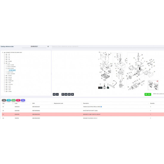 FAAC STROKE END UNIT LIMIT SWITCH