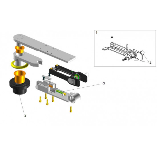 ONTGRENDELMECHANISME TBV S800H CBAC