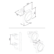 FAAC ROOD VERKEERSLICHT (LED), DIAMETER 125 MM / MODULAIR (230V), IP65