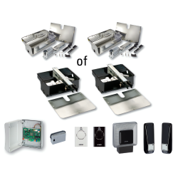 POWER kit 24V SAFE (E124 sturing) galvaniseerde huizing inox deksel POWER kit 24V SAFE (E124 sturing) galvaniseerde huizing inox deksel