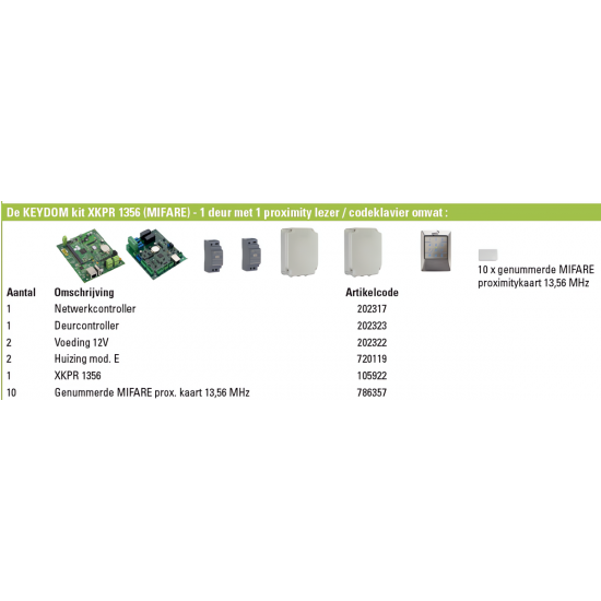 KEYDOM KIT XKPR 1356 (MIFARE)