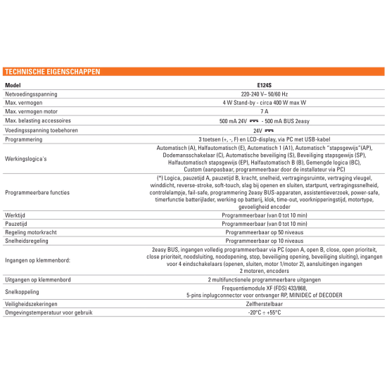 FAAC E124 CONTROL BOARD FAAC E124 CONTROL BOARD