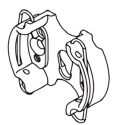 TM2 SUP45 - CLIP SUPPORT TM2 SUP45 - CLIP SUPPORT