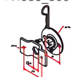 TM2 SUP58 - OMEGA+ SQ.PIN SUPPORT TM2 SUP58 - OMEGA+ SQ.PIN SUPPORT